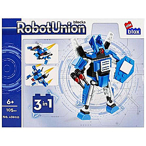 Constructor 105 pcs. RobotUnion, blue