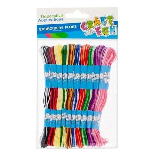 Embroidery threads 10pcs. multicolored