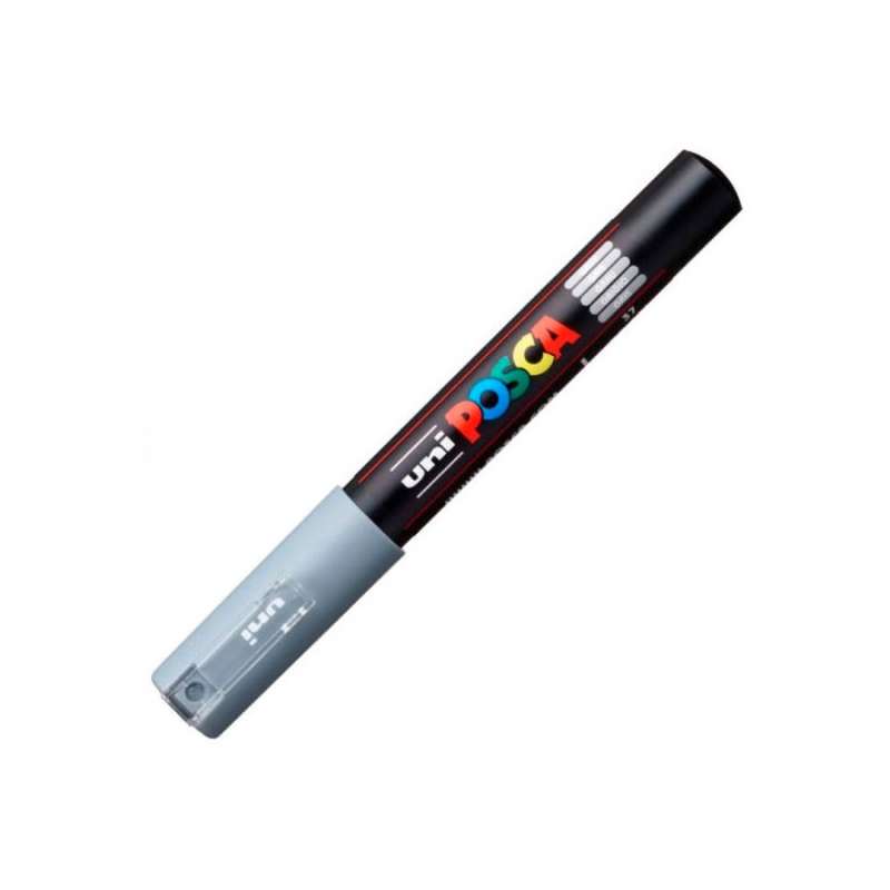 Water-based marker UNI Posca PC-1M gray