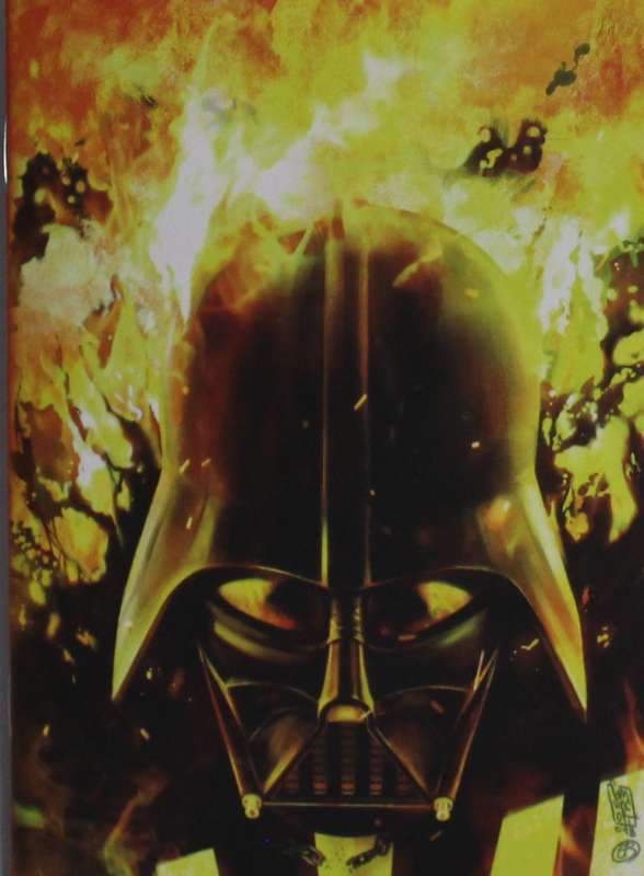 Sketchbook Star Wars. Darth Vader in Flames A6, 32 pages stapled