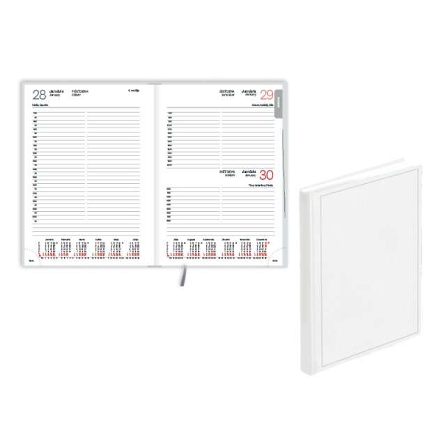A5 2024 MANAGER Notebook, balacron, white