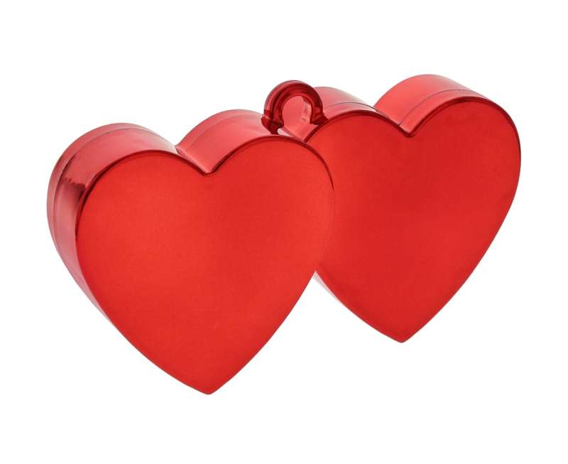 Gegengewicht für Ballons Double hearts red