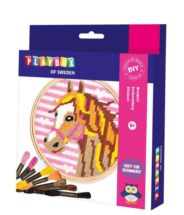 Embroidery Set PLAYBOX - Horse