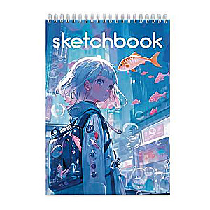 Sketchbook. Anime. 14.8x21 cm.