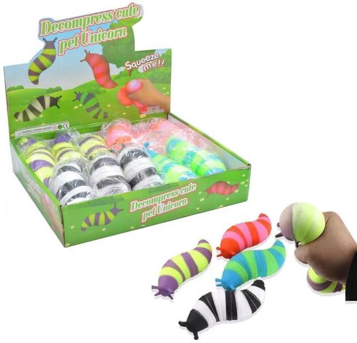 Stress Relief Toy - Caterpillar, Mix