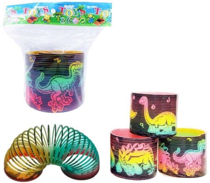 Rainbow Spiral - Dinosaurs, mix