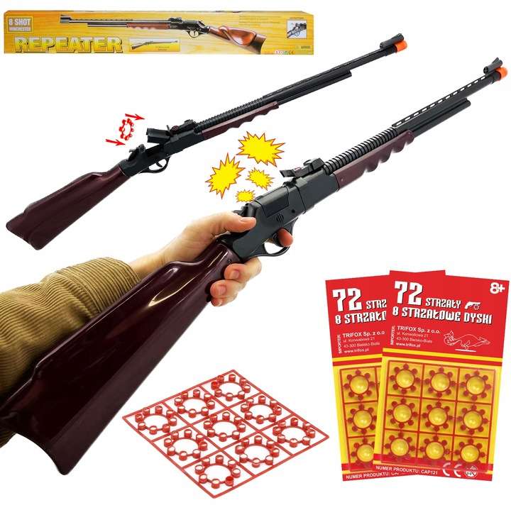 WINCHESTER 8 SHOT REPEATER PISTOL, 83 cm