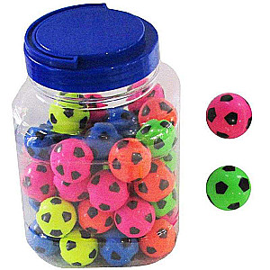 Rubber Ball 3.1cm Soccer Ball, Mix