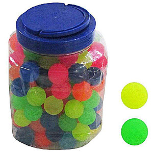 Ball 2.4cm rubber, neon, mix