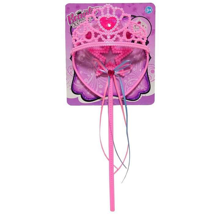 Princess's Magic Wand with Crown Beauty Fashion