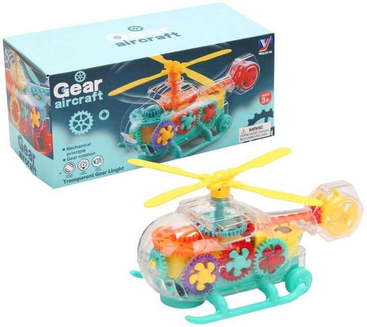 Helicopter with light and sound