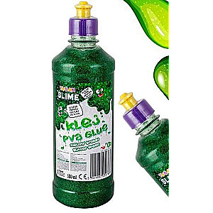 PVA Glue 500ml Green with Glitter