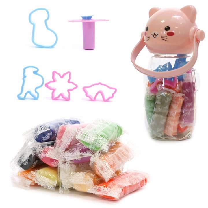 Modeling Clay - Cat 12 Colors 4 Shapes