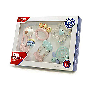 Set of 5 Baby Rattles
