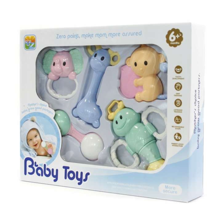 Set of 5 Rattles.