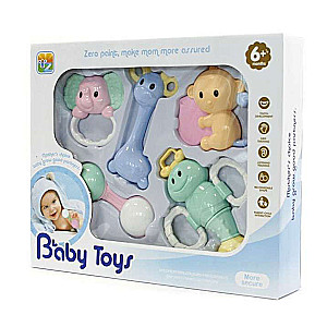 Set of 5 Rattles.
