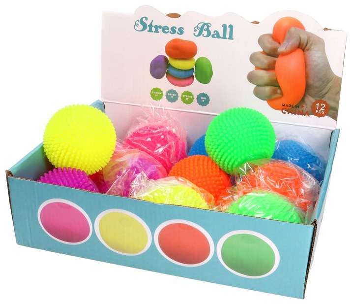 Stress Ball 8cm Neon