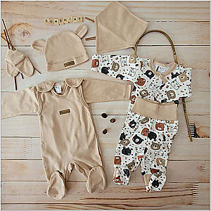 Beige set, 7d. (size 62)