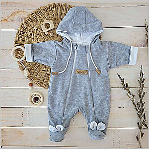 Jumpsuit (size 80), gray
