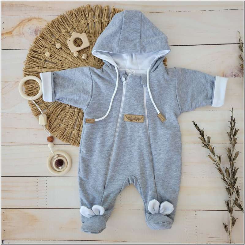 Jumpsuit (size 80), gray