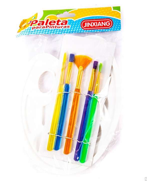 Joonistamiskomplekt Pintsel + palett