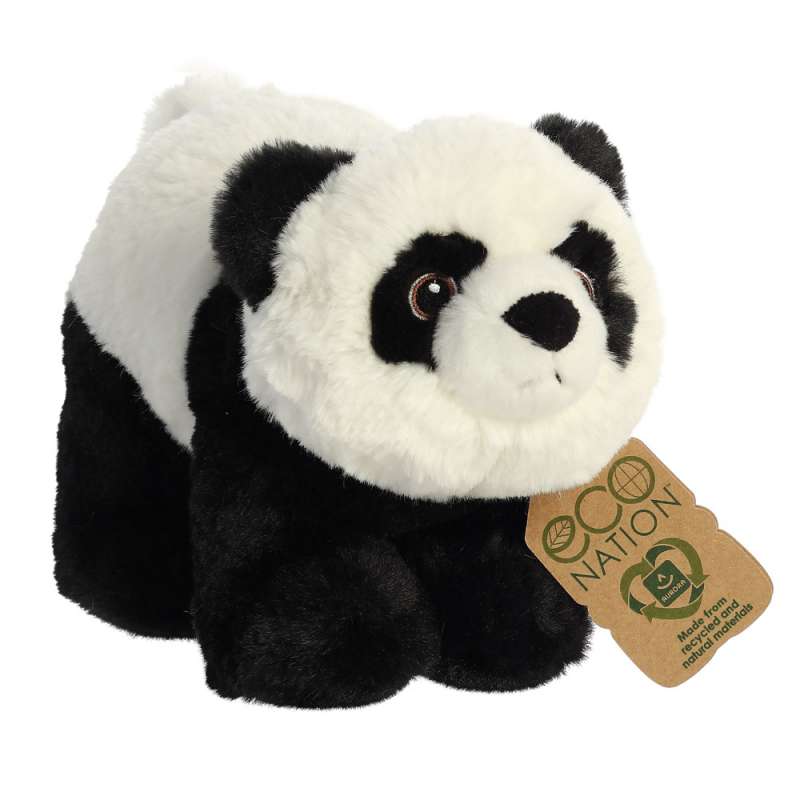 Soft Toy AURORA Eco Nation - Panda, 15 cm