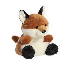 AUR Palm Pals Soft Toy Fox, 11 cm