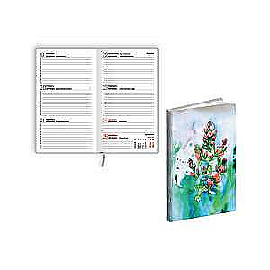 Pocket Calendar / Daily Planner A6 2024 POCKET FLEX, laminated, light