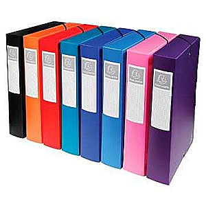 A4 Folder with 60mm Rubber Band Assorted
