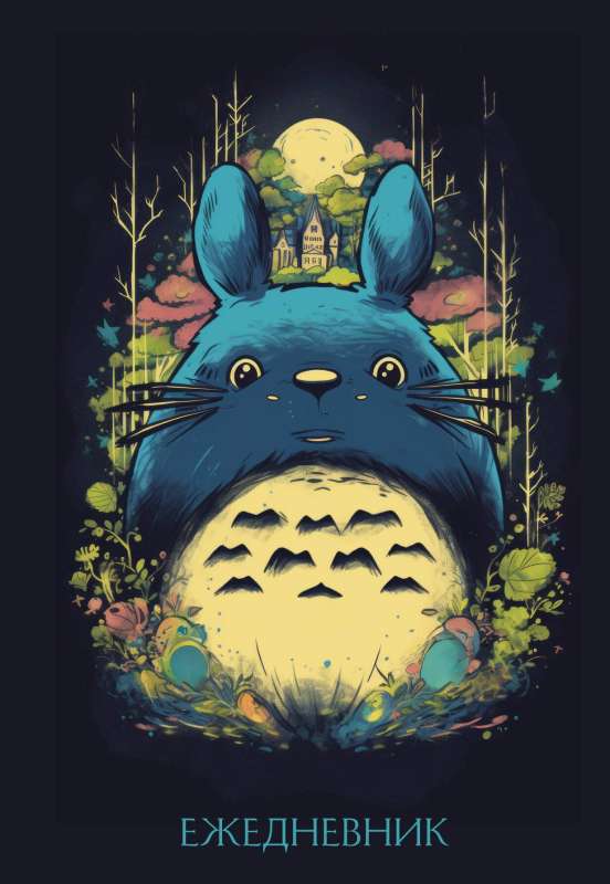 Totoro. Undated A5 Notebook, 72 sheets.