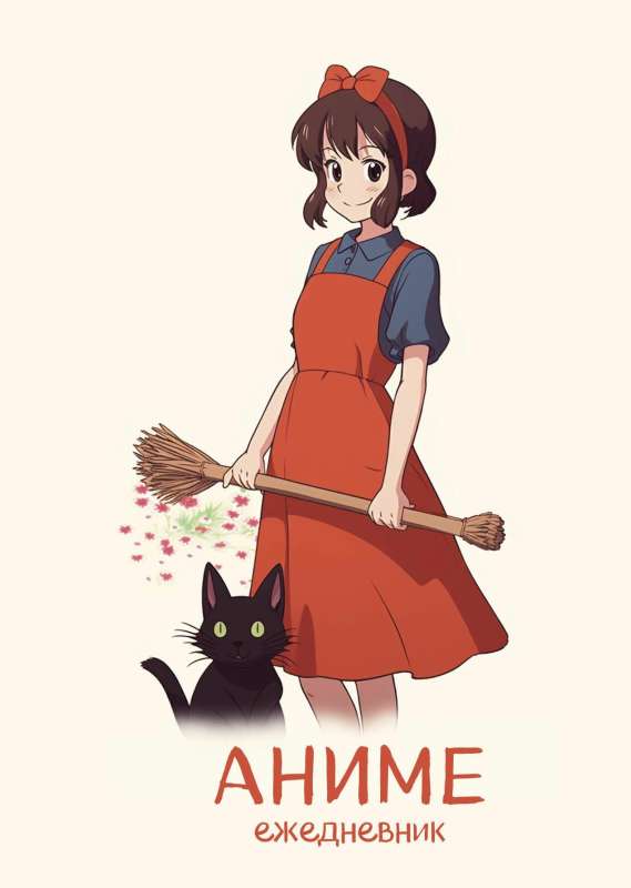 Anime. Undated notebook A5, 72 pages, content block, white cover