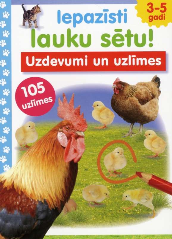 Learn about the farmhouse. Ages 3-5. Tasks and stickers