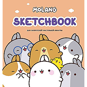 Molang. Sketchbook. For lovers of true cuteness! peach