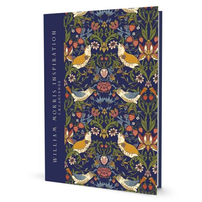 William Morris Inspiration Diary Blue with Birds