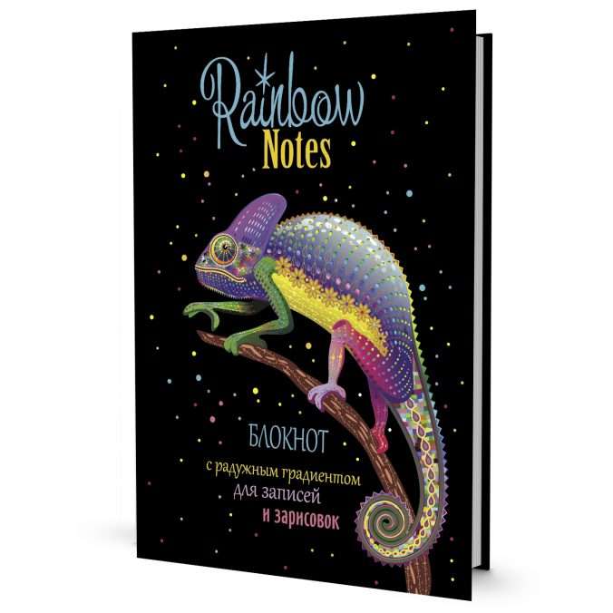 Rainbow Sketchbook Chameleon