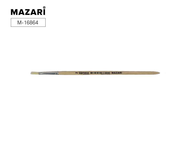 Art Brush, Bristle, No. 2, Flat