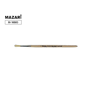 Art brush, bristle, №3, round