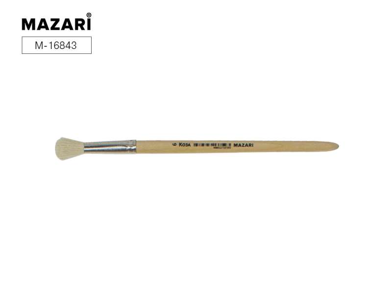 Art brush, goat, №6, round