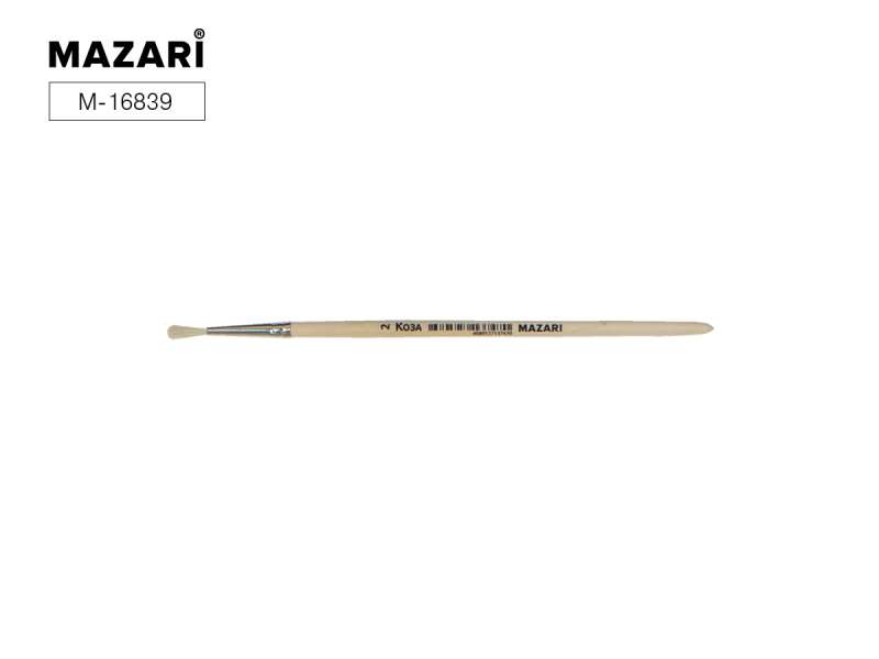 Art brush, goat, No. 2, round