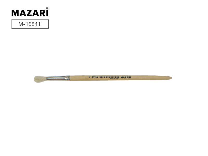 Art brush, goat, No. 4, round