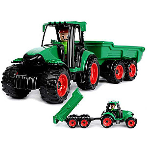LENA Agricultural Tractor with Trailer and Driver