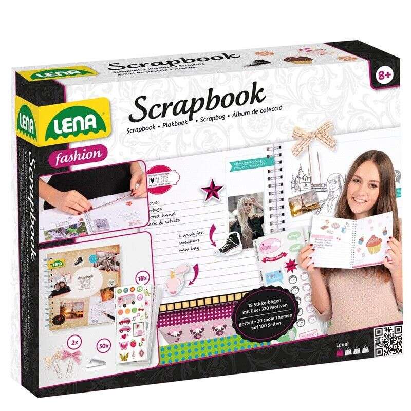 Scrapbook Notebook LENA 70 Pieces