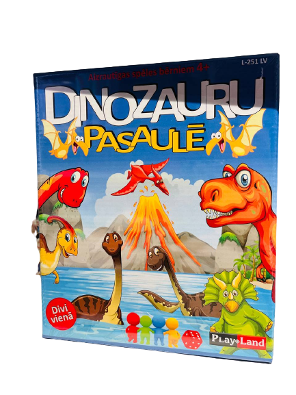 Board game - In the World of Dinosaurs. Memo LV