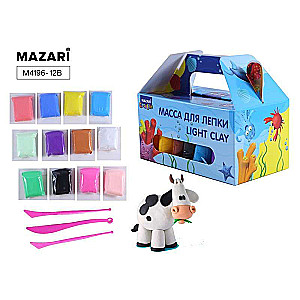 Modeling mass 12 colors of 10g each, 3 tools.