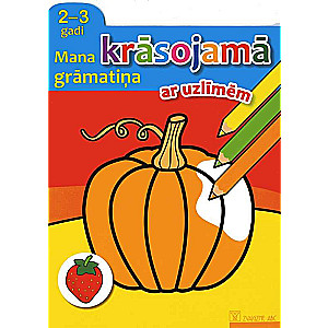 Coloring book for 2-3 years old with stickers