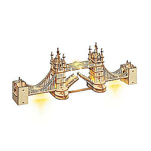 Wooden 3D Puzzle ROBOTIME Tower Bridge, 113 Pieces