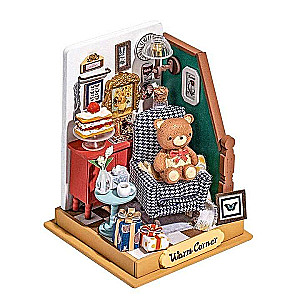3D Foldable Miniature ROBOTIME Holiday Room