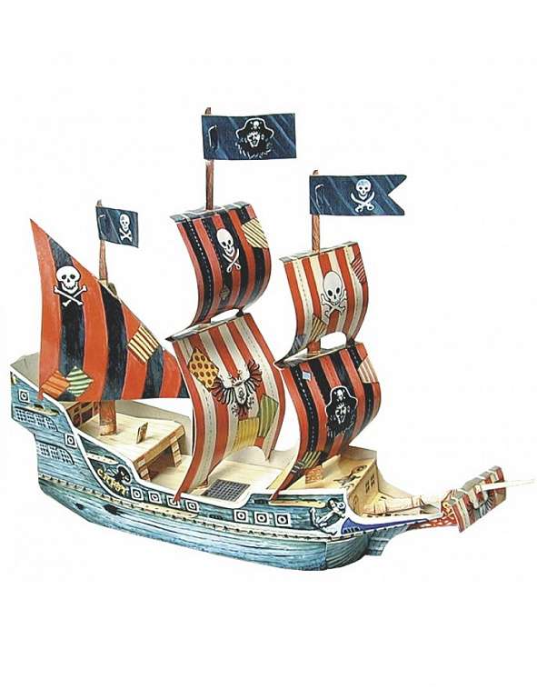 Cardboard Model - Galleon Octopus