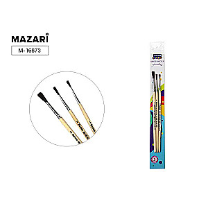 Dream Brush Set, 3 pcs No. 1, 2, 3, round, squirrel