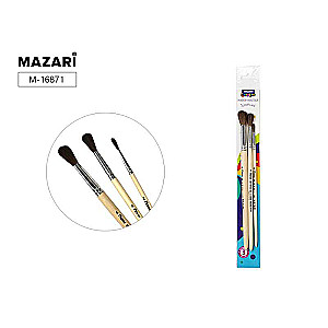 Art Brush Set Surprise, 3pcs No. 2, 4, 6, round, pony